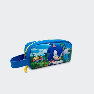 Neceser Estuche Escolar Sonic 3d Eva Portatodo