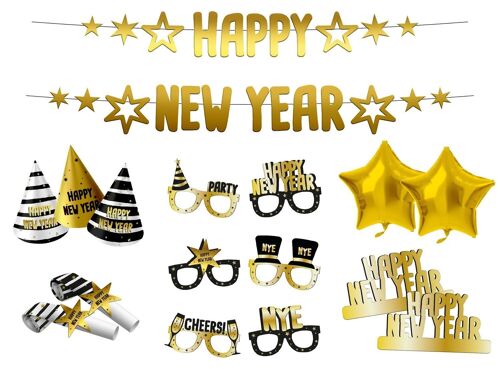 Happy New Year - Party box Happy New Year - BlackGold HNY