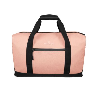 Walker by Schneiders Reisetasche Concept 2.0 Weekender MIAMI Flamingo, geräumiges Hauptfach mit Reisverschluss, Tragegriffe, abnehmbarer Schultergurt, Mass: 48 x 28 x 25 cm, Volume: 36 L