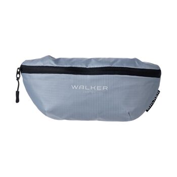 Walker by Schneiders Lifestyle Concept 2.0 FINN Gürteltasche Grey, Größe 31 x 13 x 8 cm, 3L, Hauptfach mit Reisverschluss, Bauchtasche für Freizeit 3