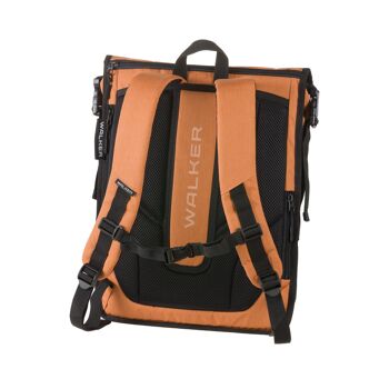 Walker by Schneiders Lifestyle Rucksack MIKA Coconut, 34 x 44 x 12 cm, 21 L, Laptop-Fach, Rückenpolsterung, erweiterbares Hauptfach mit Reisverschlussöffnung, versteckte Zippfächer, Tragegriff, wasserabweisend, Rucksack für Schule, Uni, Büro und Freizeit 3