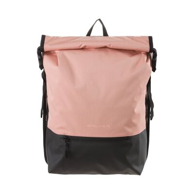 Walker by Schneiders Lifestyle Rucksack MIKA Flamingo, 34 x 44 x 12 cm, 21 L, Laptop-Fach, Rückenpolsterung, erweiterbares Hauptfach mit Reisverschlussöffnung, versteckte Zippfächer, Tragegriff, wasserabweisend, Rucksack für Schule, Uni, Büro und Freizeit