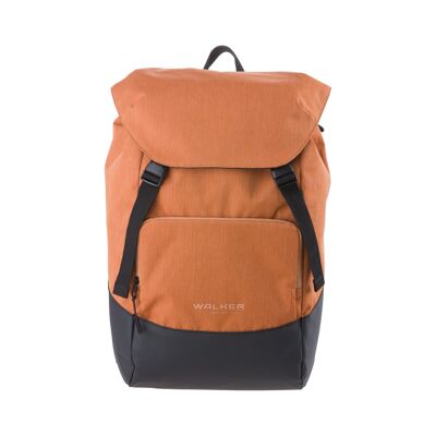 Walker by Schneiders Lifestyle Rucksack SOL Coconut, 33 x 48 x 15 cm, Capacity: 25 L, Laptop-Fach, Rücken-Polsterung, Hauptfach mit Tunnelzug und Flap, versteckte Zippfächer, Tragegriff, wasserabweisend, Rucksack für Schule, Uni, Büro and Freizeit