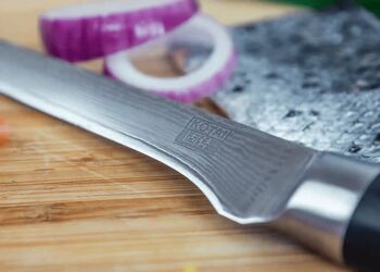 Couteau à Poisson (filet de sole) Damas - lame 200 mm 3