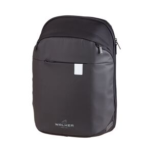 Walker by Schneiders Business Rucksack CEO, black, 32 x 45 x 15 cm, 28L, Hauptfach mit Reisverschlussöffnung, Zipp-Öffnung von 180°, Laptopfach, Tragegriff, gepolsteter Rücken, Rucksack für Uni und Büro