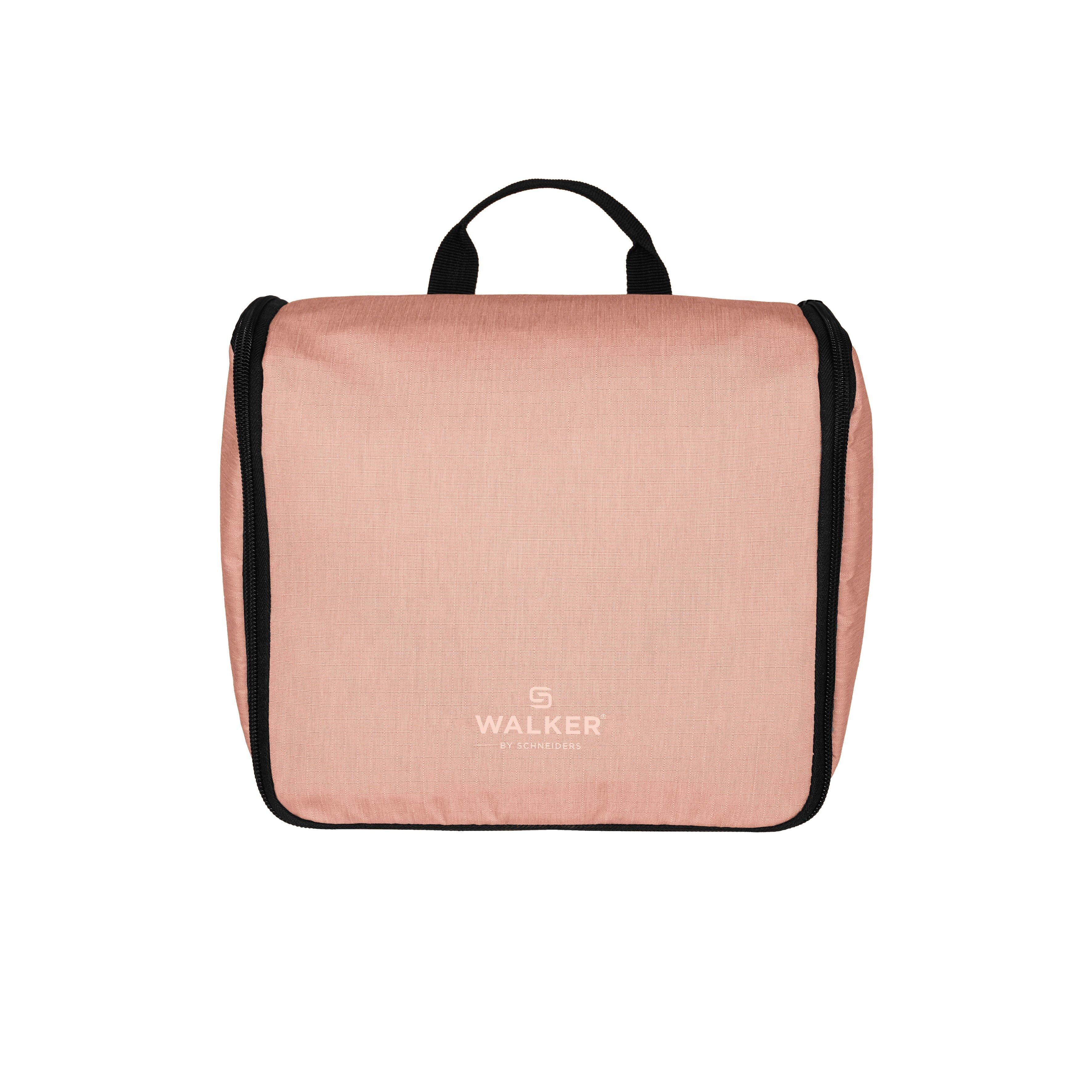 Walker von Schneiders Kulturtasche Concept 2.0 IBIZA Flamingo, geräumiges Hauptfach mit Reisverschluss, Aufhängeschlaufe, integrierter Haken zum Aufhängen, Maße: 22 x 14 x 22 cm, Volumen: 6L