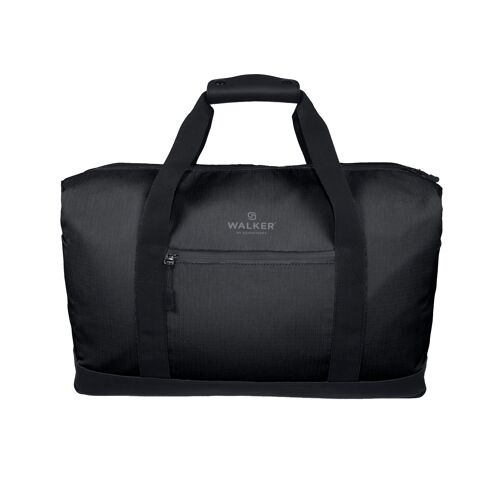 Walker by Schneiders Reisetasche Concept 2.0 Weekender MIAMI Anthrazit, geräumiges Hauptfach mit Reisverschluss,  Tragegriffe, abnehmbarer Schultergurt,Maße: 48 x 28 x 25 cm, Volumen: 36 L