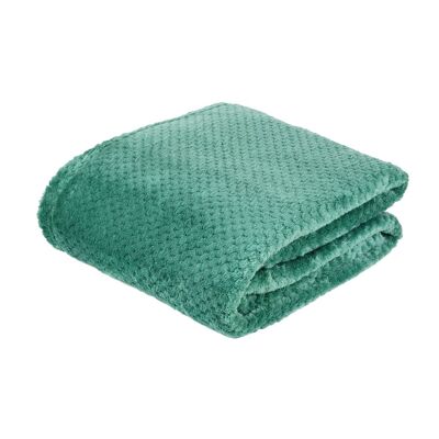 Emerald Super Soft Throw, 100% recycled