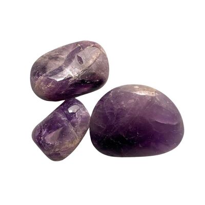 Trommelkristalle, 6er-Pack, Amethyst