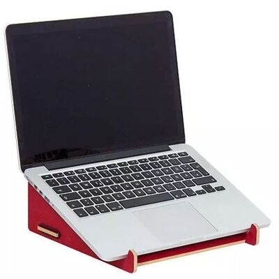 Supporto per laptop in legno