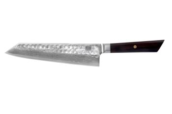 Kiritsuke (couteau de chef) Damas martelé - lame 210 mm 2