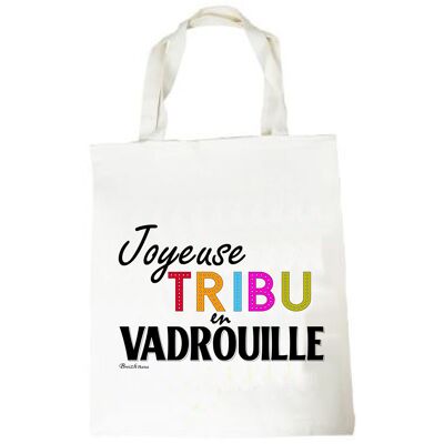 Tote bag “Happy tribe on the move”