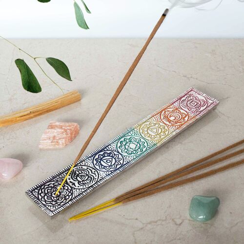 CHAKRA INCENSE holder - Rainbow Incense Stick Holder