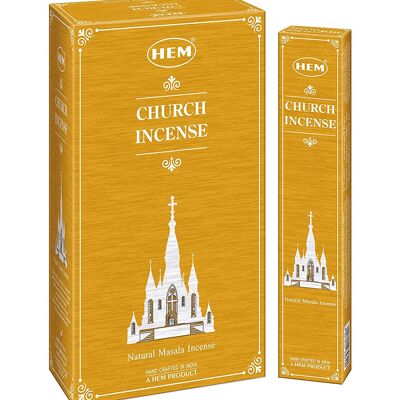 Hem parfum exclusif Chruch Masala bâtons d'encens (lot de 12 paquets)