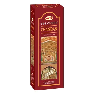 Hem Precious Chandan  Incense Sticks (Pack Of 6)