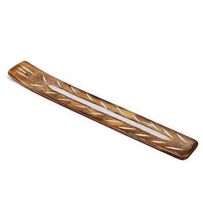 Aakriti Premium Wooden Handmade Incense Holder Incense Burner Aromatherapy Ornament Home Decor Meditation Yoga (Sparkle)