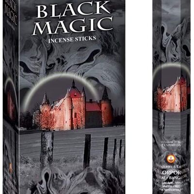 Bâtons d'encens Hem Black Magic (paquet de 6)