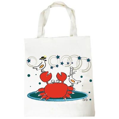 “Crab” tote bag