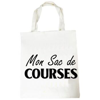 Tote bag " Mon sac de courses"