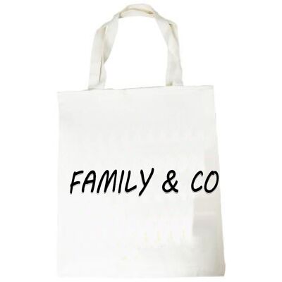 “Family & Co” tote bag