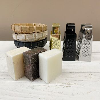 Coffret cadeau Cubes parfumés ambrés toutes saisons Musc blanc, musc noir ou rose ambrée 1