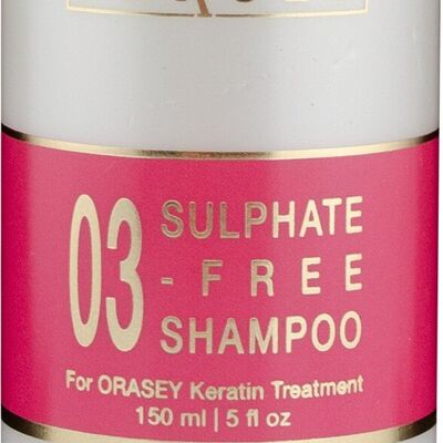 Orasey Shampoing Sulfate Gratuit 150 ml - Pour cheveux abîmés et traités