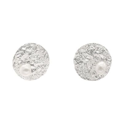 Orecchini in argento con perle Acontio