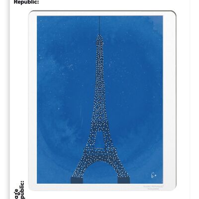POSTER 30x40 cm WLPP PARIS EIFFEL TOWER