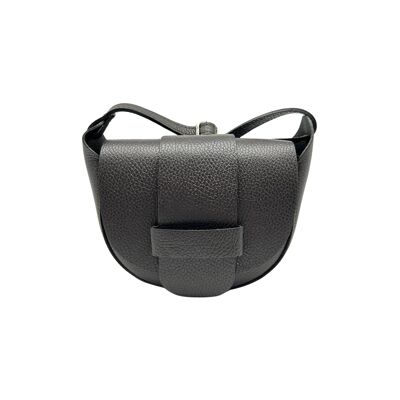 BOLSO BANDOLERA MARGOT DE PIEL SEMBRADA MARRÓN