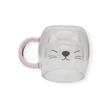 Tasse Double Paroi Chat Endormi 1