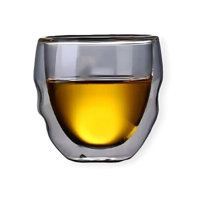 Double Wall Cup 80ml Transparent