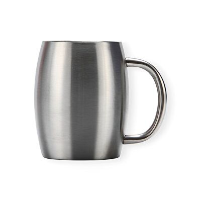 Double Wall Steel Elongated Rounded Cup