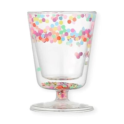 Confetti Double Walled Glass