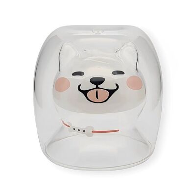 Tasse Double Paroi Shiba Blanc