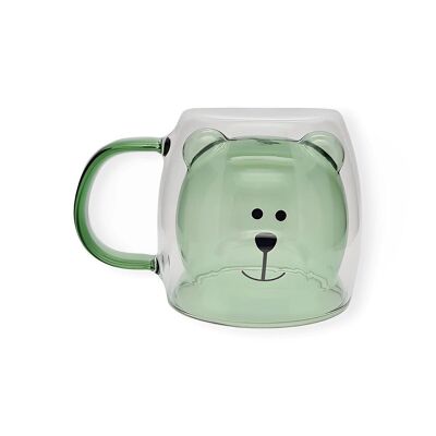 Green Bear Double Wall Cup Handle