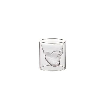 Verre Double Paroi Tête Mort 25ml 1