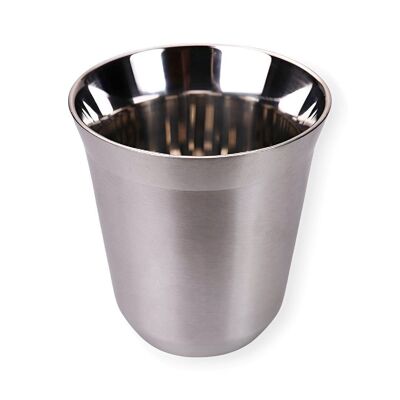 Gray Double Wall Steel Espresso Cup