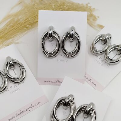 LENA Silver Earrings