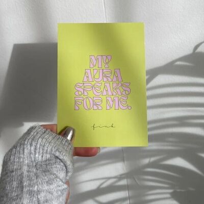 “MY AURA” CARD