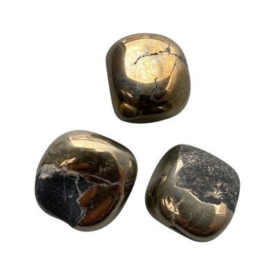 Tumbled Crystals, Pack of 6, Pyrite