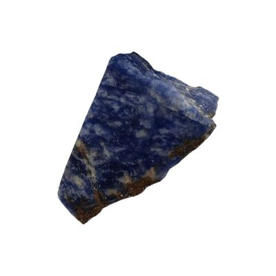 Rohe Kristalle im Rohschliff, 2–4 cm, 6 Stück, Sodalith