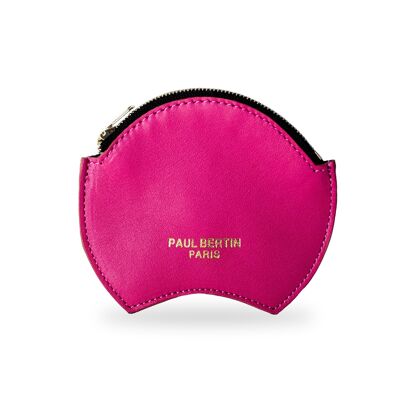 Fuchsia Leather Purse