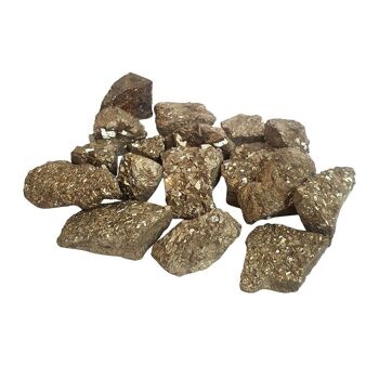 Cristaux bruts bruts, 10-50 g, paquet de 6, pyrite 1