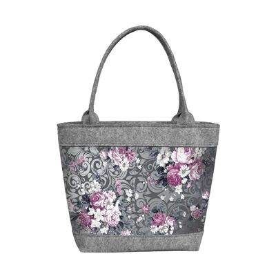 Bolso De Hombro Chic De Fieltro Línea Polo Bertoni