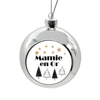 Boule de Noël " Mamie"