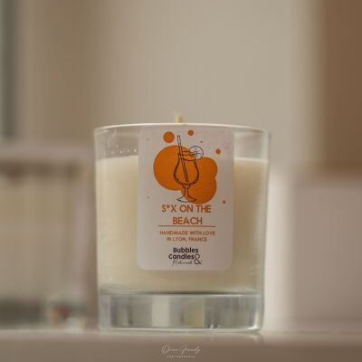 Christmas candle - S*x on the beach - 300mL - Bubbles and Candles