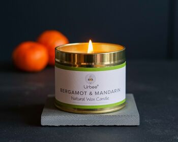 Bougie de soja - Bergamote & Mandarine - 200ml 2