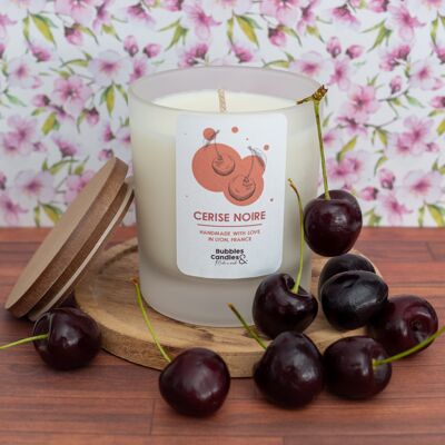 Candle - Black Cherry - 300mL - Bubbles and Candles