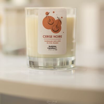 Bougie - Cerise noire - 90mL - Bubbles and Candles