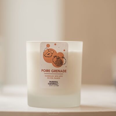 Candle - Pomegranate & Pear - 90mL - Bubbles and Candles